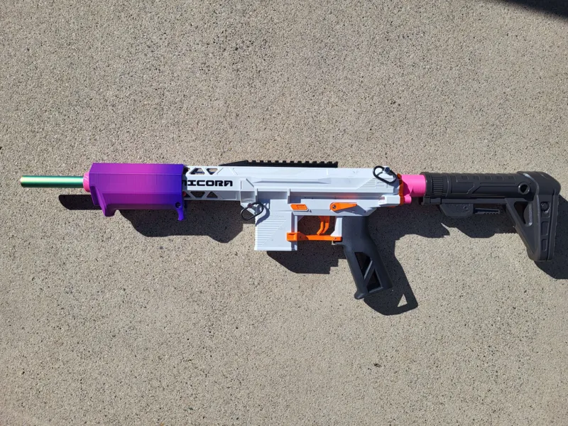 XYL KM9 Unicorn Blaster Mod - Pump Grip