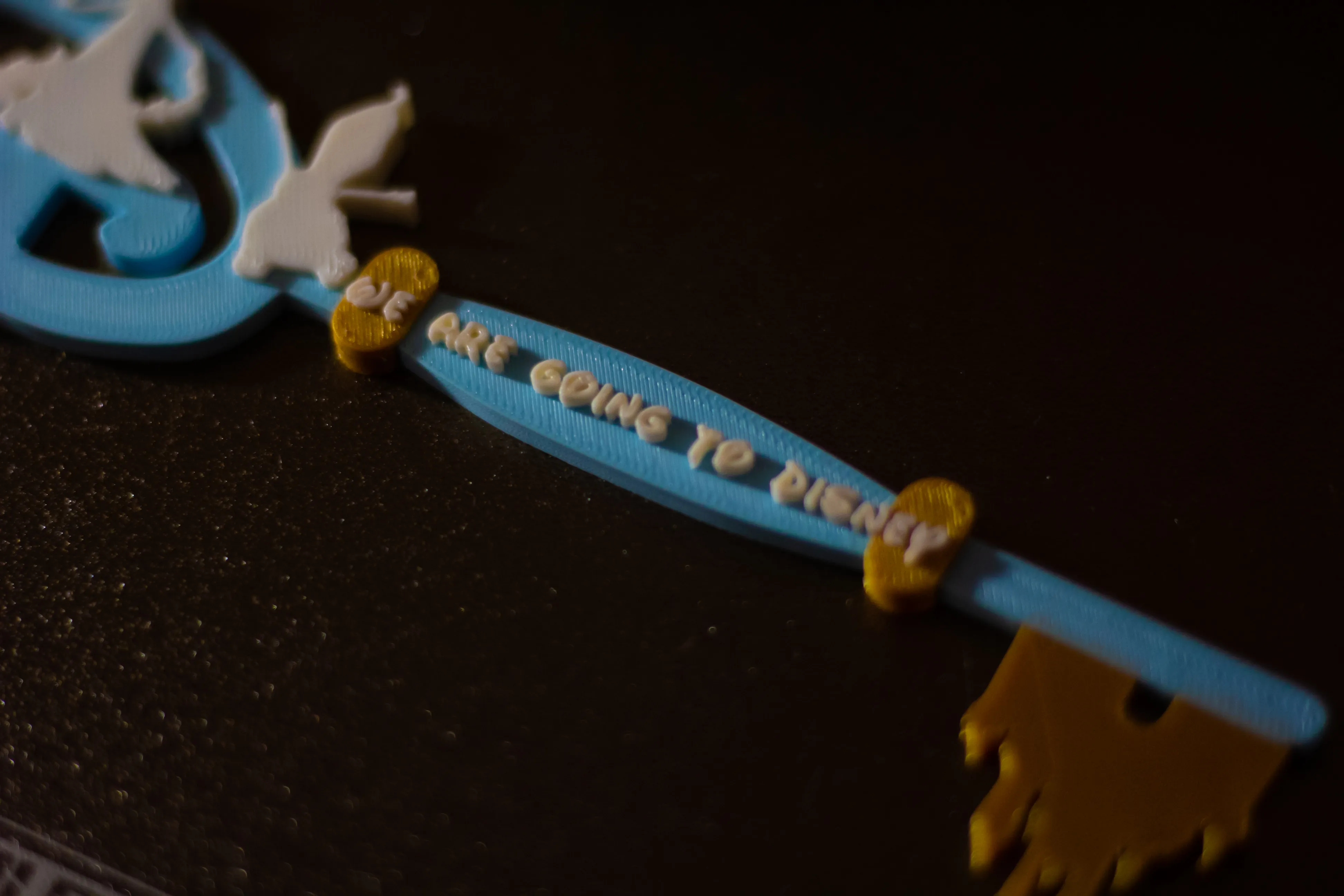 Frozen-inspired Disney key: free 3D print.