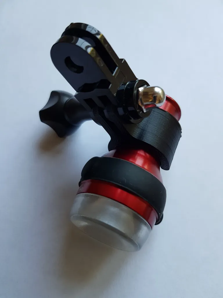 GoPro mount for Exposure Trace light