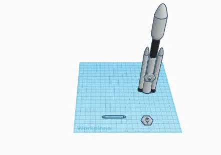 Rocket with Stand