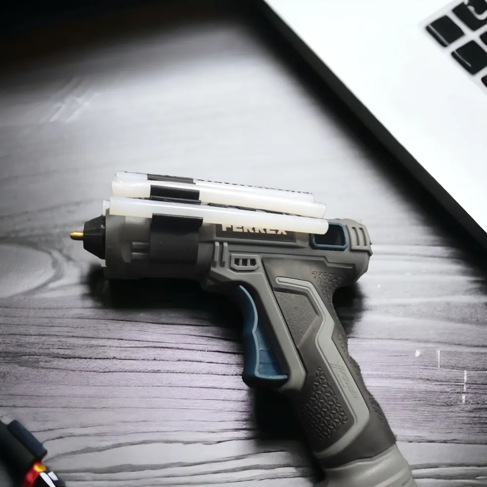 FERREX HOT GLUE GUN EXTRA GLUE HOLSTER / HOLDER CLIP ON by Neon King