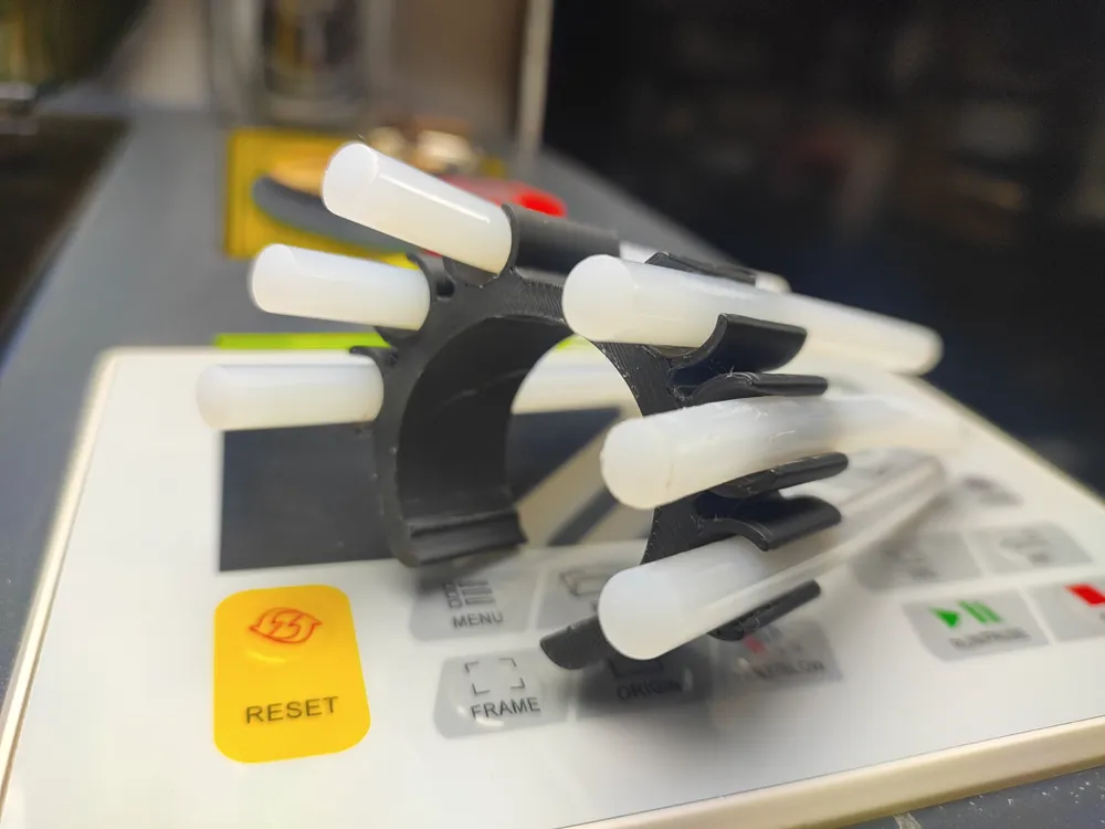 FERREX HOT GLUE GUN EXTRA GLUE HOLSTER / HOLDER CLIP ON by Neon King