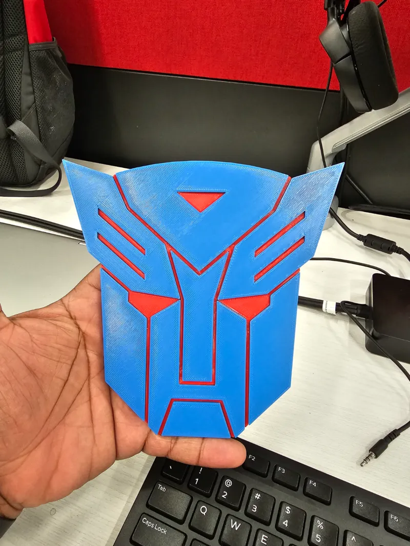 Transformer Autobot face