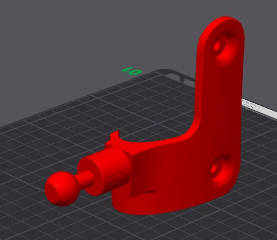 Mini Cooper R50, R52, R53 - 17mm phone ball mount