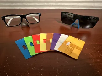Portable Eyeglass Holder Wallet Card