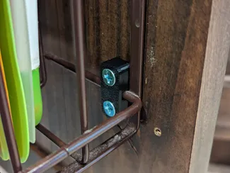 Wire Frame Cutting Board Storage Bracket