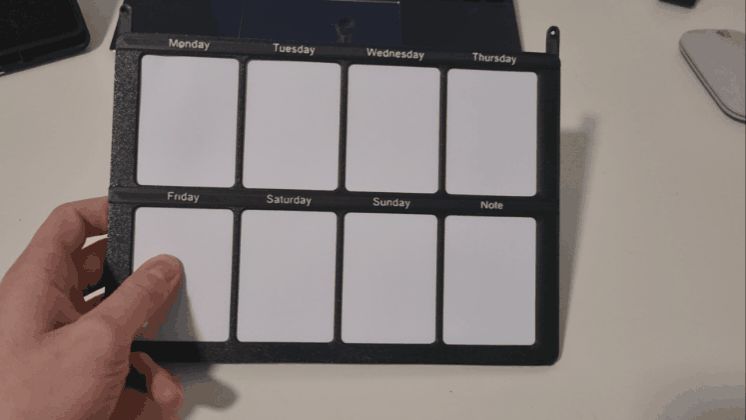 weekly calendar