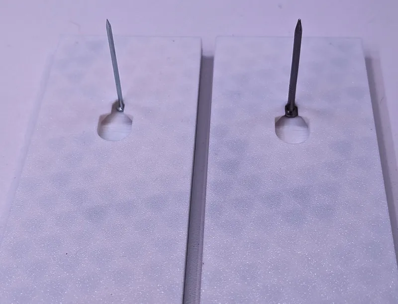 Nail Cutout for Hanging Prints on Walls