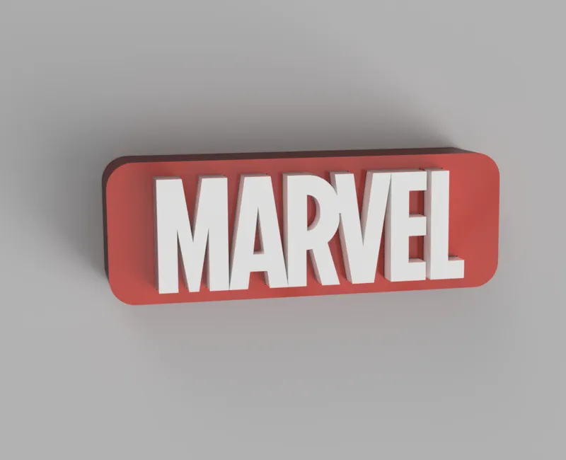 MARVEL Logo Lamp
