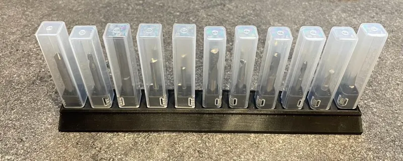 Holder for 11 Endmills (Fräserhalter)