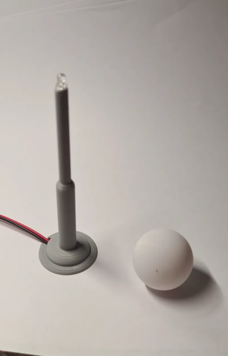 lampione in miniatura