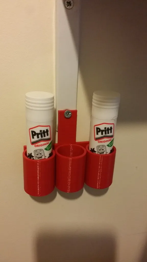 3x Pritt stick shelf holder
