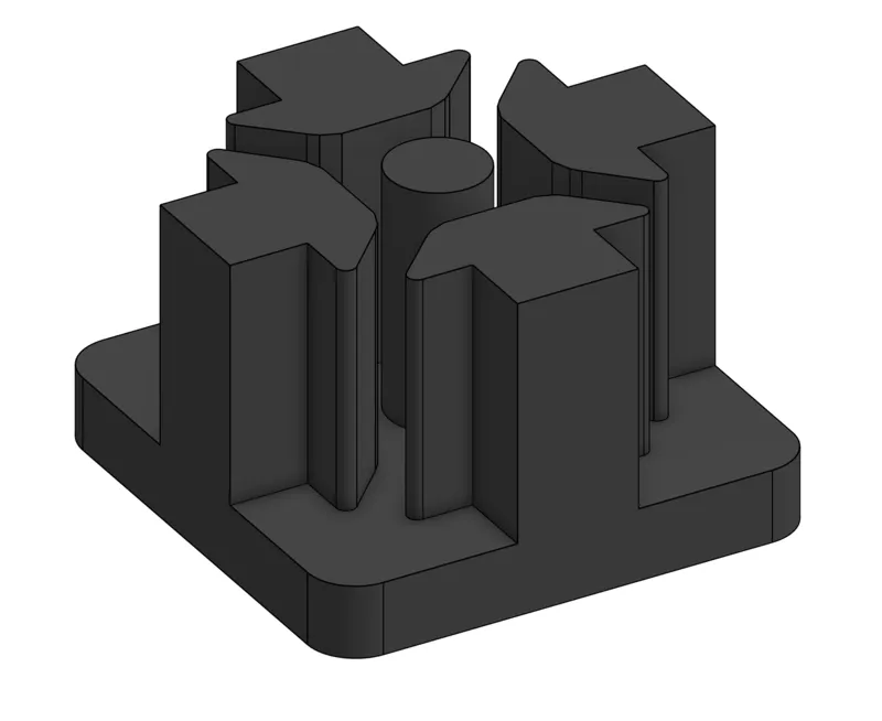 1 Inch T Frame, 80/20 Endcaps