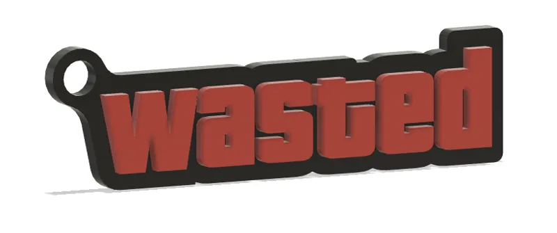 Wasted key chain