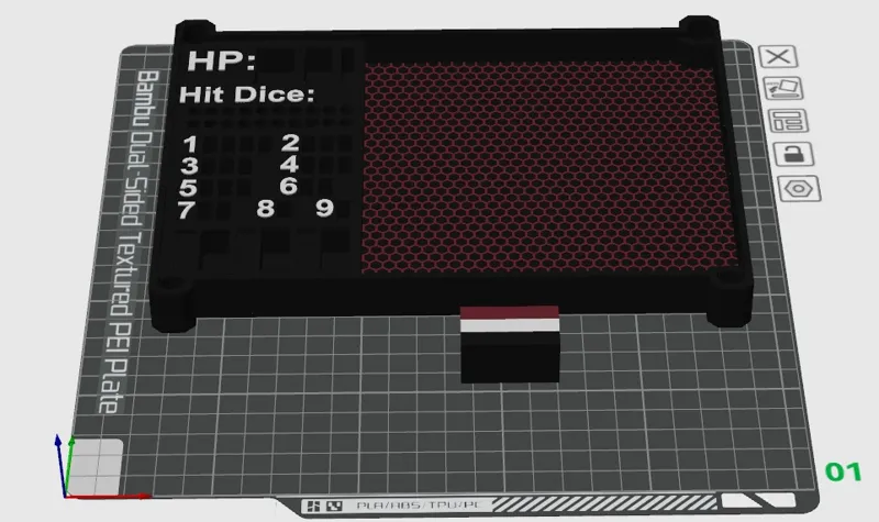 DnD Dice Box / Tracker Multicolor
