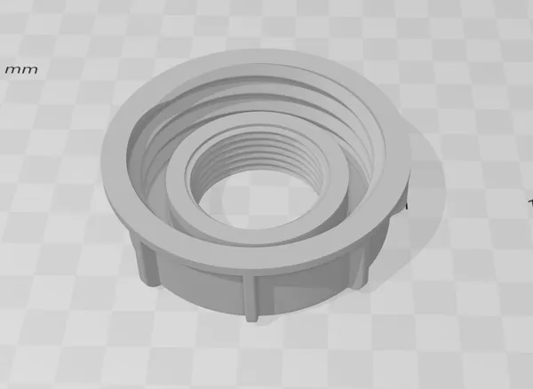 Réducteur IBC 62mm vers 1 pouce