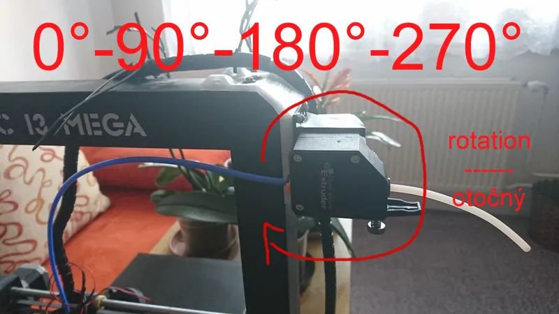 Anycubic i3 Mega BMG / original extruder side mount