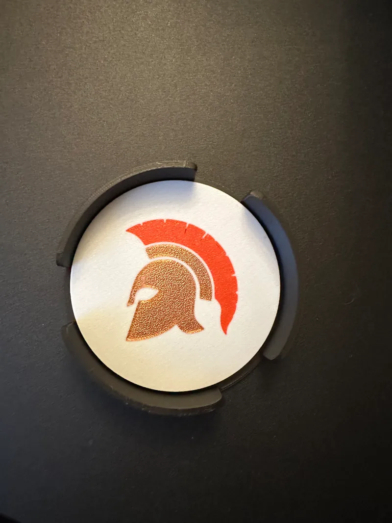 Warrior coasters for glasses