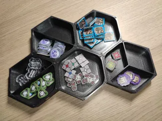 Parametric / generic boardgame trays ("tokens bowls")
