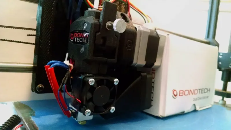 LulzBot Taz 4-5 E3D Direct Drive BondTech Extruder Mount