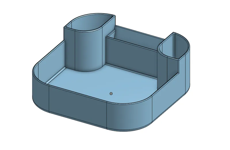 desk catch all with phone holder