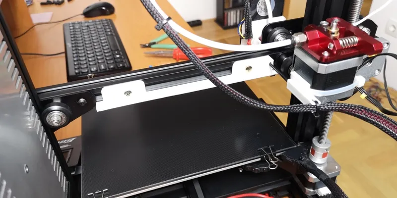 Ender3 LED bar + cable clip