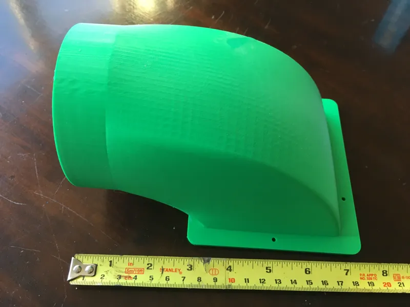 Bambu X1 angled air vent outlet