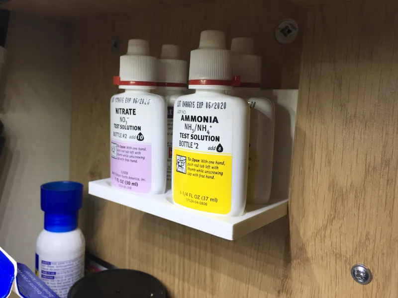 Test Kit Shelf