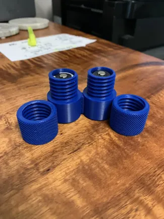 Dual CR123a Screw Top Container