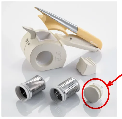 Ariete Grati 0457 (the Waterproof one) Deckel/Cap