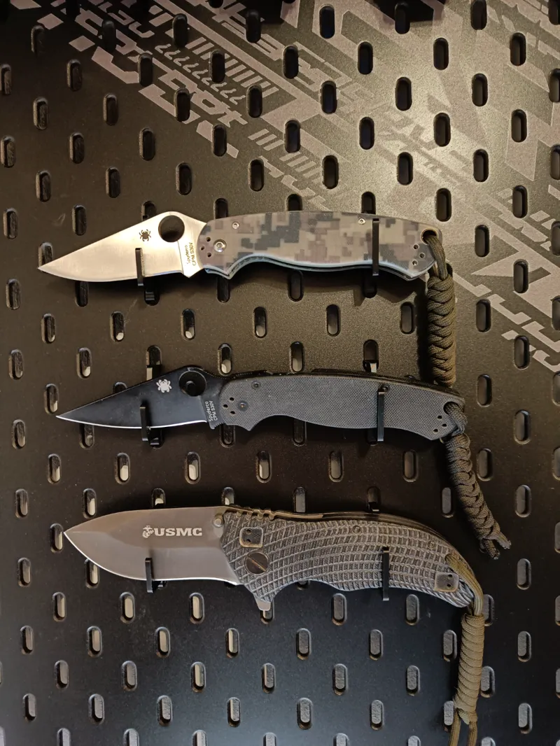 IKEA Skadis knife rack display