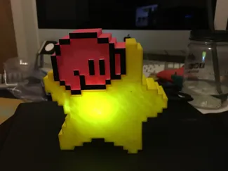 Kirby Pixel Star Tea Light