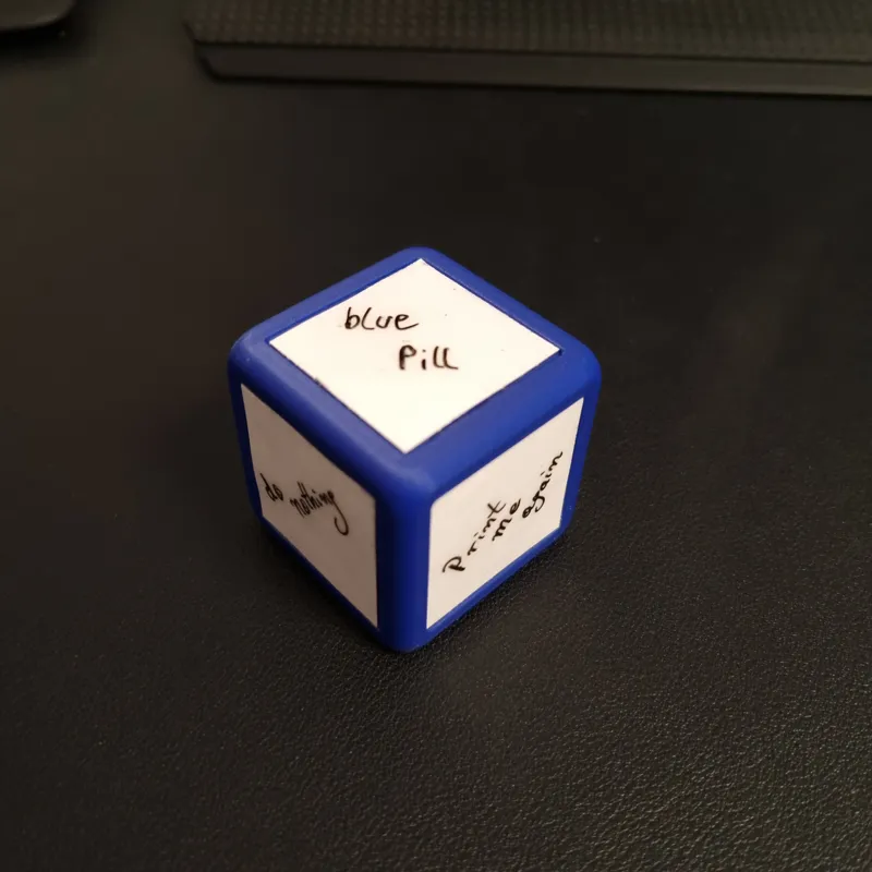 Writable Blank Dice