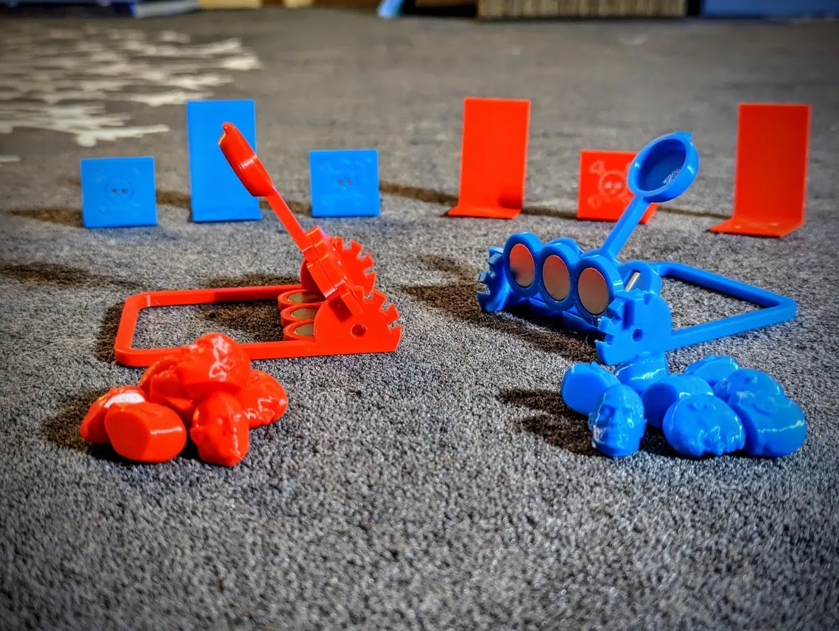 Magnetopult Mark III (Magnetic Catapult Game) - Free 3D Print Model ...