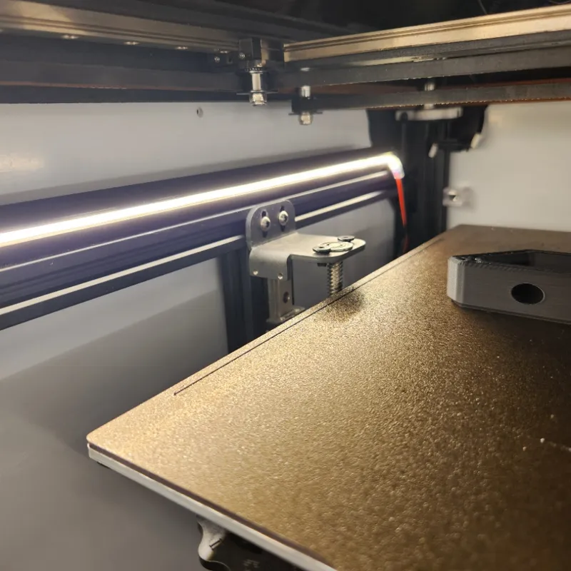 2020 LED 8mm LED strip Mount Angled 300mm
