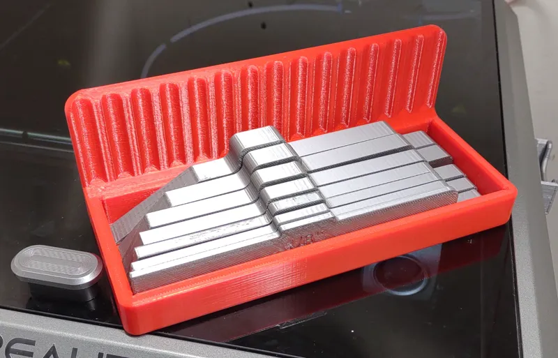 Bin Caddy Storage for Setup Blocks