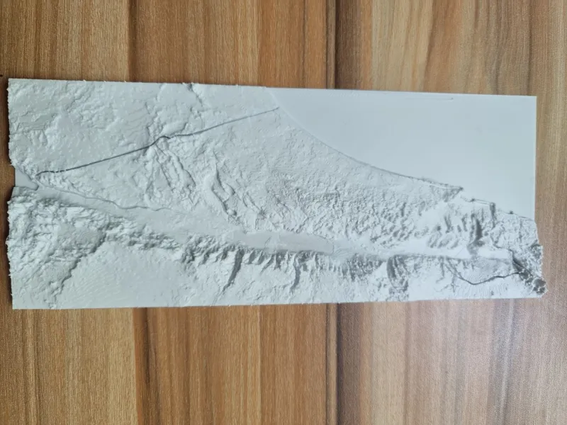 ISRAEL Terrain map