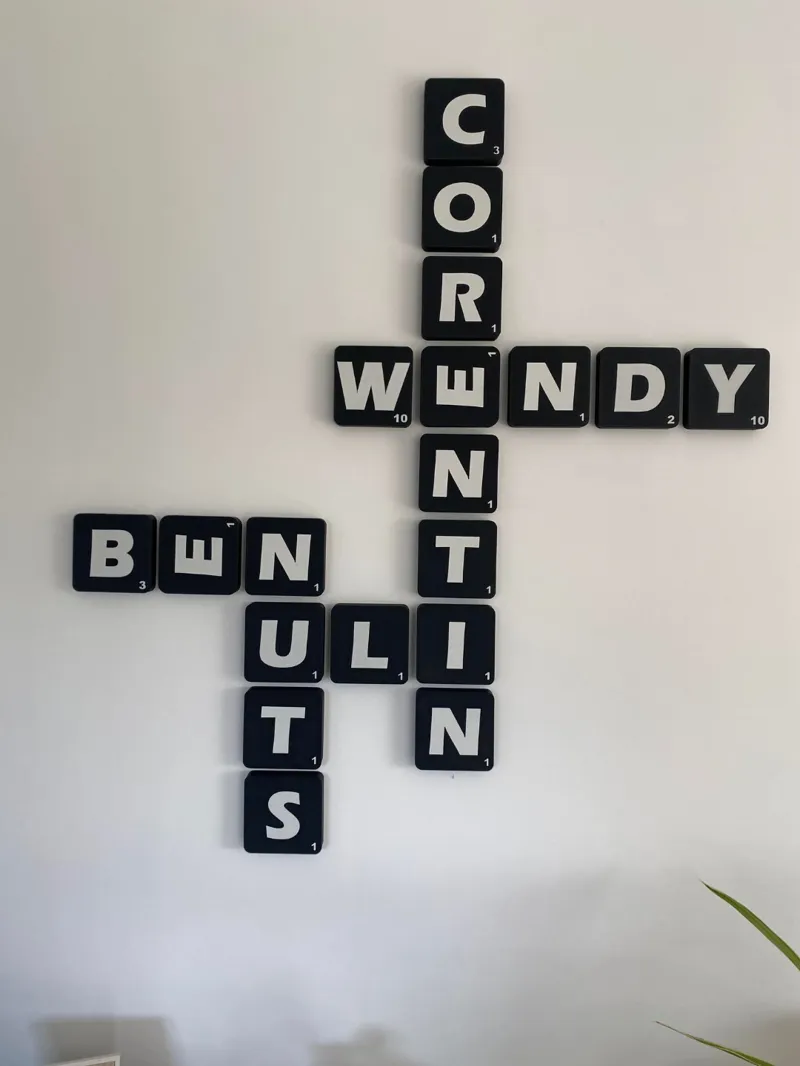 LETTRE GEANTE FACON SCRABBLE