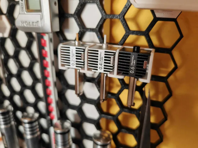 A1 series hotend/nozzle holder for Honeycomb Wall HWS