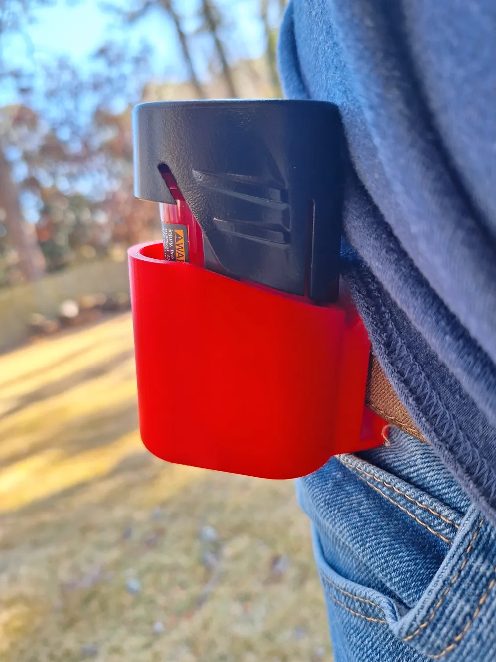 Milwaukee M12 Battery Belt Clip by BrickSaberBuilder MakerWorld