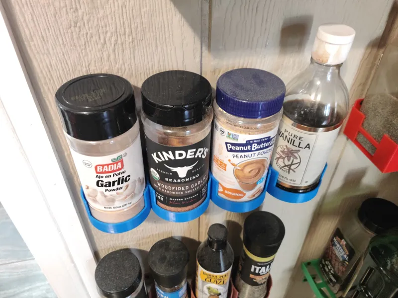 Larger Circular Spice Rack Wall Mounted