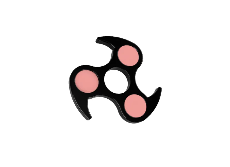 Star Fidget Spinner - Uses USA Pennies for outside weights