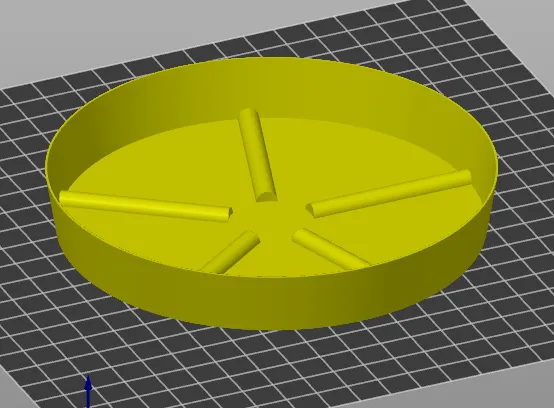 Parametric flower pot saucer
