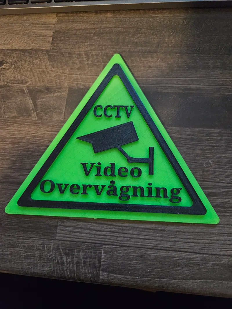 CCTV sign