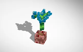 Minecraft blue orchid