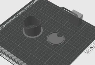 cable channel and hole cover (50mm diameter)
