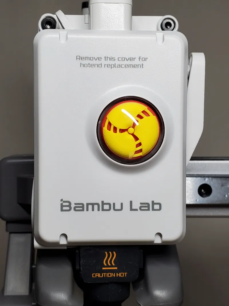 Metroid Morph Ball-Inspired Extruder Indicator for Bambu A1/Mini