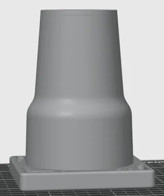 Yeti Rambler with mounting flange