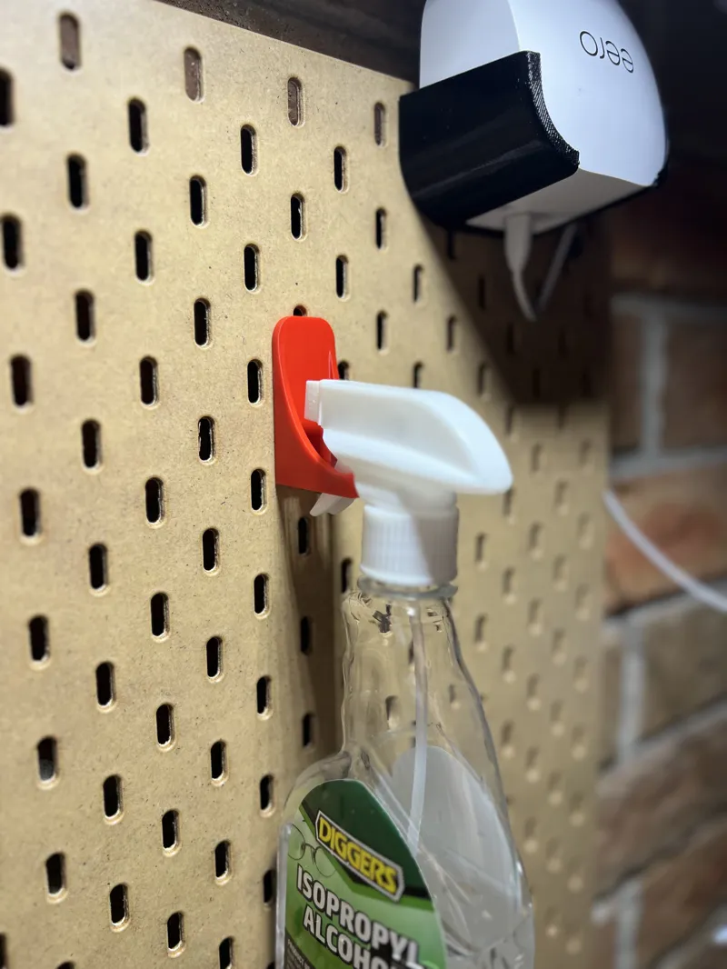 Single & Double Spray Bottle Mounts for SKADIS - T-Nut/Universal Hooks