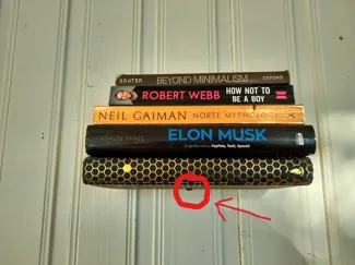 Floating Book Shelf Illusion